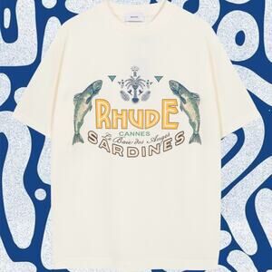 RHUDE Men's Casual Short Sleeve
